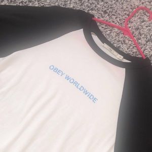 Obey Worldwide Baseball Tee